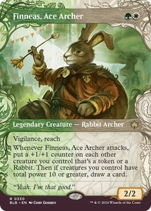 Finneas, Ace Archer (FOIL) x1 - MTG Bloomburrow BLB #330 - Foto 1 di 1