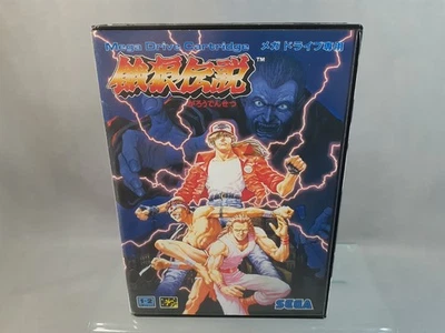 SEGA MEGADRIVE MEGA DRIVE MD Garou Densetsu Fatal Fury NTSC-J Japanese Boxed🟪 - Image 1 of 4