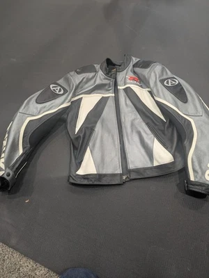 Chaqueta de cuero para moto Suzuki para hombre talla XL Foto 1 de 3