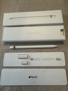 Apple Pencil 1. Generation, Original, neuwertig inkl. Adapter, Ersatzspitze OVP - Bild 1 von 2