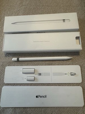 Apple Pencil 1. Generation, Original, neuwertig inkl. Adapter, Ersatzspitze OVP - Bild 1 von 2