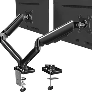 VIVO Dual Double Monitor up to 32 inches & 19.8lbs per Screen, Mechanical Arm - Picture 1 of 16