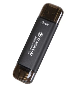 256GB Transcend ESD310C Dual USB Portable SSD (USB Type-A and Type-C) - Picture 1 of 4