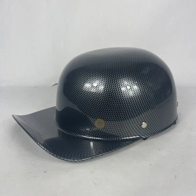 Medio casco de motocicleta cara abierta retro gorra de béisbol scooter ciclomotor jet DOT Foto 1 de 4