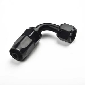 Swivel Hose End Fitting AN6 -6AN Accessories Adaptor Black Female Threads - Picture 1 of 23