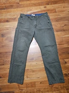 Flag & Anthem Chino Pants Men's W38 x L32 Olive Relaxed Fit - Picture 1 of 18