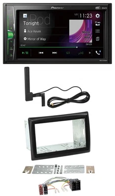 Pioneer MP3 DAB AUX 2DIN Bluetooth Autoradio für Renault Megane 2002-2008 - Bild 1 von 4