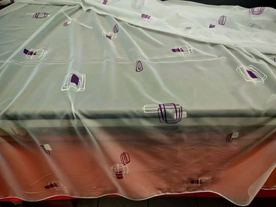 Gardinenstoff 010 Stores Gardinen Stoffe Polyester Vorhang Meterware 220 cm - Bild 1 von 4