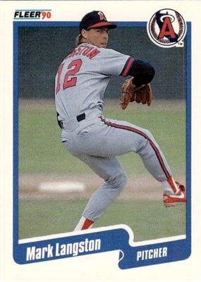 1990 Fleer Update #U-78 Mark Langston - Image 1 of 2