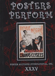 POSTER AUCTIONS INTERNATIONAL "POSTERS PERFORM" AUCTION CATALOG 2002 - Imagen 1 de 1