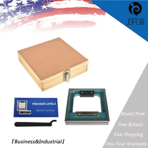 8" X 1-9/16" X 8" .0002" New High Precision Frame Spirit Level Graduation - Picture 1 of 10