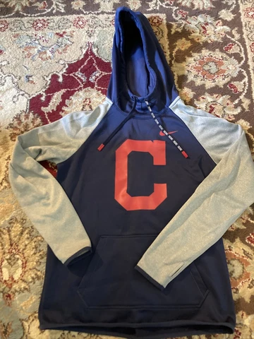 NIKE DRI FIT CLEVELAND INDIANS HOODIE WOMEN'S SIZE Small Guardians sweatshirt Cover