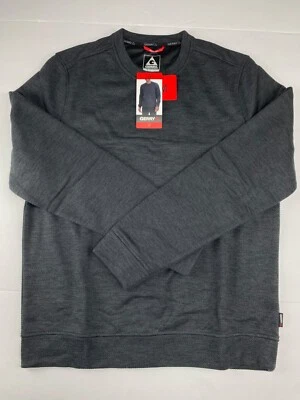 GERRY Thermal Long Sleeved Fleece Shirt Men's Size Medium Black Crew Neck - Image 1 of 4