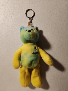 Rare Kobe Bryant Tie Dye Limited Treasures Prototype Beanie Bear Keychain - Picture 1 of 8