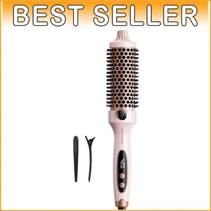 Negative Ion Heated Round Brush for Effortless Styling - 1.5 Inch, Dual Voltage - Picture 1 of 9