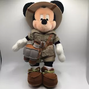 Vintage 90er Walt Disney World Safari Mickey Tierreich Plüschtier 11 Zoll - Bild 1 von 6