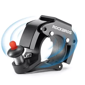 ROCKBROS Fahrrad Klingel Fahrradklingel für 22.2mm Lenker Clear & Long Hupe Alu - Bild 1 von 9