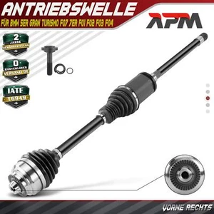 Árbol de transmisión delantero derecho sin anillo ABS para BMW Serie 5 Gran Turismo F07 Serie 7 F01 - Imagen 1 de 9