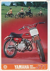 Vintage 1970's Yamaha Mini Enduro JT1 58cc Motorcycle Dealer Brochure RARE - Foto 1 di 2