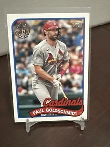 2024 Topps Series 1 Paul Goldschmidt Cardinals 1989 35th Anniversary 89B-18 - Picture 1 of 2