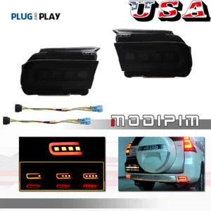 LED Rear Bumper Reflectors Tail Lights For 10-19 TOYOTA Land Cruiser PRADO FJ150 - Picture 1 of 11