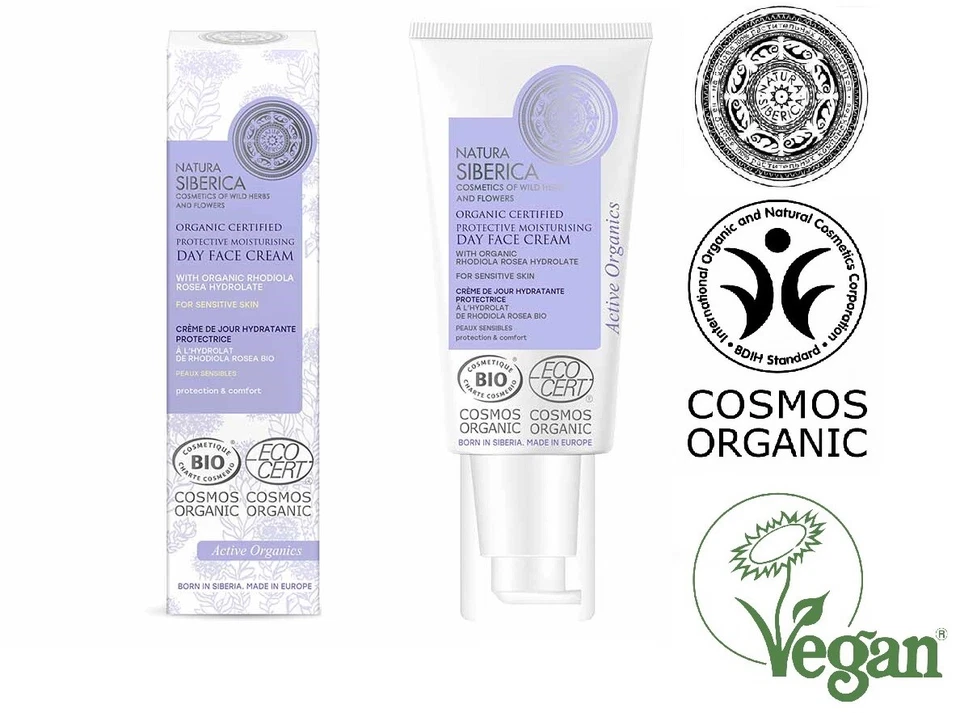 Natura Siberica Organic Protective Moisturizing Day Cream for Sensitive Skin 50 - Image 1 of 1