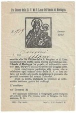 Pia Unione della Beata Vergine di San Luca - Bologna 1922 (A1)