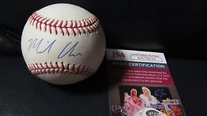 Michael Choice signed baseball JSA Certified