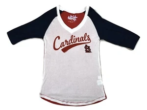 Touch By Alyssa Milano Juniors MLB St Louis Cardinals Baseball Shirt NWT M,L,XL - Picture 1 of 1