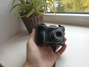 š„Olympus SP-350 Black 8.0MP digital compact cameraš„WORKing CHEAPš„ - Picture 1 of 6