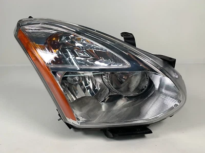 2008-2013 Nissan Rogue Right RH Passenger Side Halogen Chrome Headlight Lamp OEM - Image 1 of 4