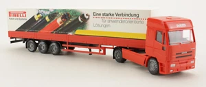 Iveco semirremolque Pirelli cables y sistemas Wiking 1:87 H0 sin embalaje original [ML5-C2] - Imagen 1 de 2