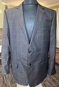 Tiglio Luxe Mens Blazer Sport Coat Two Button Casual Jacket Size 42R US  Wool - Picture 1 of 7
