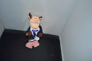 VTG Funny Famous Meanies Pants Down Bill Clinton Plush w/ Tags  8" W3 - Picture 1 of 3