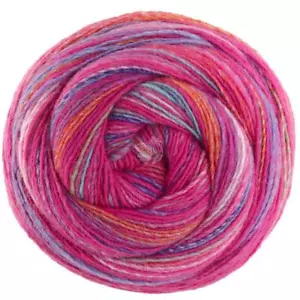 Wolle Kreativ! Lana Grossa - Gomitolo Magico 3028 fuchsia pink grauviolett ecru - Bild 1 von 1