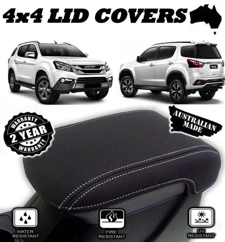 Holden Colorado 7 RG Neoprene Console Lid Cover (wetsuit Material) Dec 2012-now