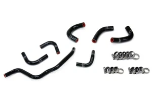 HPS Black Silicone Oil Cooler and Throttle Body Coolant Hose Kit 57-1857-BLK - Picture 1 of 5