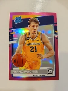 2021 Panini Chronicles Donruss Optic Draft Picks Rated Rookie Franz Wagner Pink - Picture 1 of 2