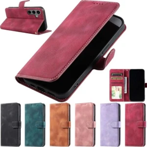 For Samsung A16 A15 A25 A35 A14 A34 A54 A13 A23 Flip Wallet Leather Case Cover - Picture 1 of 44