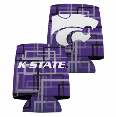 Kansas State Can Cooler Set of 6 Squares Design 5 FREE SHIPPING - Image 1 of 2