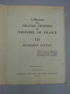 Colección Grandes Historia de France III Hombres De 1941 - Imagen 1 de 5