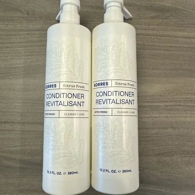 Korres Kit Pro & Citrus Fresh Acondicionadores 12.2 FL OZ 2 Botellas Foto 1 de 3