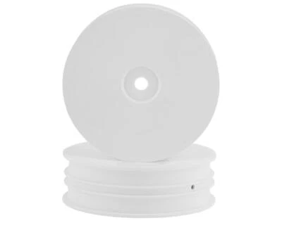 XRAY Slim "Aerodisk" 2WD Front Buggy Wheels (White) (2) (XB2) w/12mm Hex - Image 1 of 3