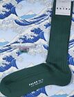 Falke Mens No.13 Piuma Soft Cotton Socks Hunter Green UK 7 - 8 EUR 41-42 RRP £40