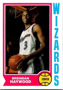 2001-02 Topps Heritage #232 Brendan Haywood - Picture 1 of 2