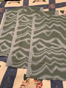 IKEA MARIMEKKO BASTUA Sauna Towels 3-Cotton/Lyocell 18x24" Green/Blue 905.447.18 - Picture 1 of 11
