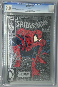 Spider-Man #1 Edición Plata Variante CGC 9,8 Páginas Blancas Cubierta McFarlane - Imagen 1 de 4