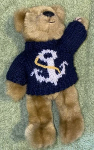 Maglione Ty Attic Salty Orsacchiotto Beanie Baby Peluche Navy Ancoraggio 1993 Alto 8" - Foto 1 di 6