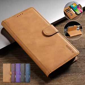 For iPhone 16 15 14 13 12 Pro Max Magnetic Leather Wallet Card Flip Case Cover - Picture 1 of 64