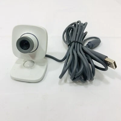 Microsoft Xbox 360 Live Vision Cam Webcam USB Camera White X806235007 - Image 1 of 4